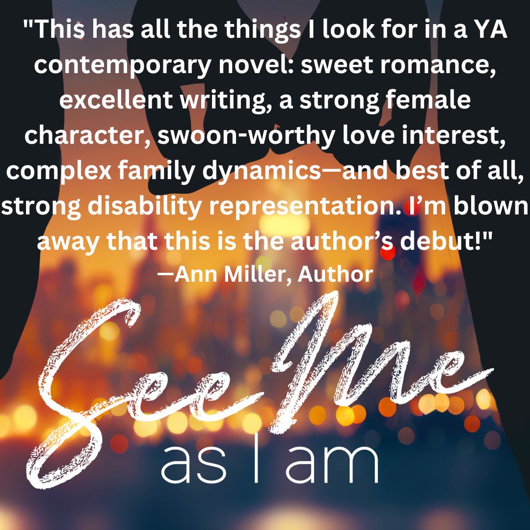 One of my many favorite reviews of SEE ME AS I AM, my YA music fandom romance told from the perspective of a blind FMC. Sweet, swoony, and angsty—impossible love meets second chances.

@immortalworks #yabooks #musicfandom #disability #blindness #familydynamics #romance #rockstar