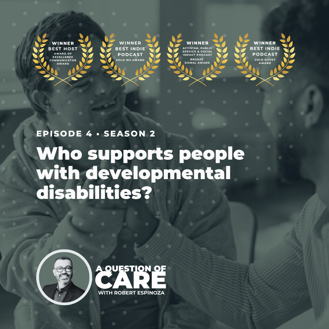 In Ep. 4 of A Question of Care, I talk with Joseph Macbeth, President and CEO of the National Alliance for Direct Support Professionals, about the vital work of direct support professionals—and how we must value it. 🎧 tinyurl.com/4kms2brk