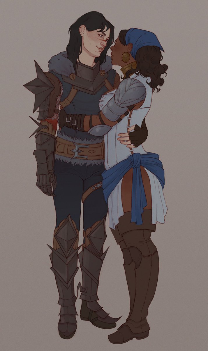 polaeart's tweet image. Pirate wives!!
—
#dragonage #isahawke