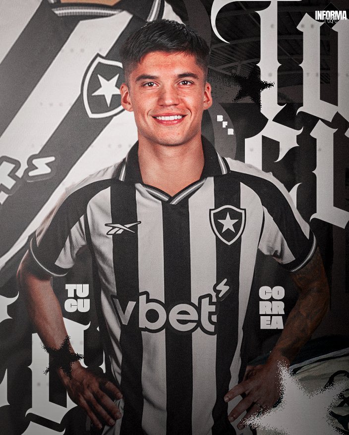 informafogo's tweet photo. URGENTE: Joaquín Correa ACABA de assinar seu contrato como novo jogador do Botafogo.

O argentino jogará o Mundial de Clubes pelo Alvinegro.

— @FabrizioRomano https://t.co/21Lt7LWjPa
