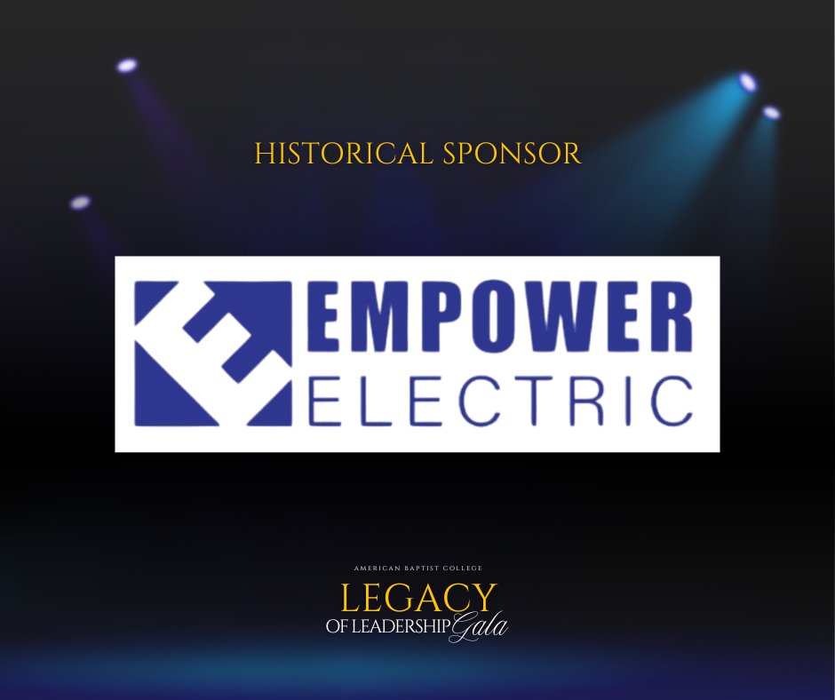 We are thrilled to recognize Empower Electric as a sponsor of our upcoming Legacy of Leadership Gala! Thank you for helping ABC light the way forward during this historic celebration. 

#EmpowerElectric #LegacyOfLeadership #ABCStrong
