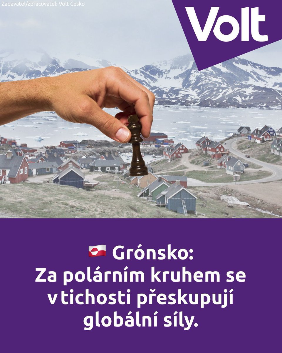 Grónsko – země ledu, kultury Inuitů a dědictví kolonialismu – je dnes v hledáčku mocností.

❄️ Tání ledu = tání starých jistot.
🇺🇸 USA posilují základnu Pituffik.
🇨🇳 Čína těží vliv skrze suroviny a infrastrukturu.
🇷🇺 Rusko militarizuje severní trasy.
🇪🇺 EU otevírá diplomatické