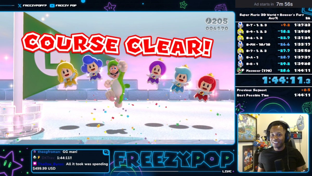 Switch 2 timesave is crazy for this game I got 25 new gold splits from the game running faster alone LOL