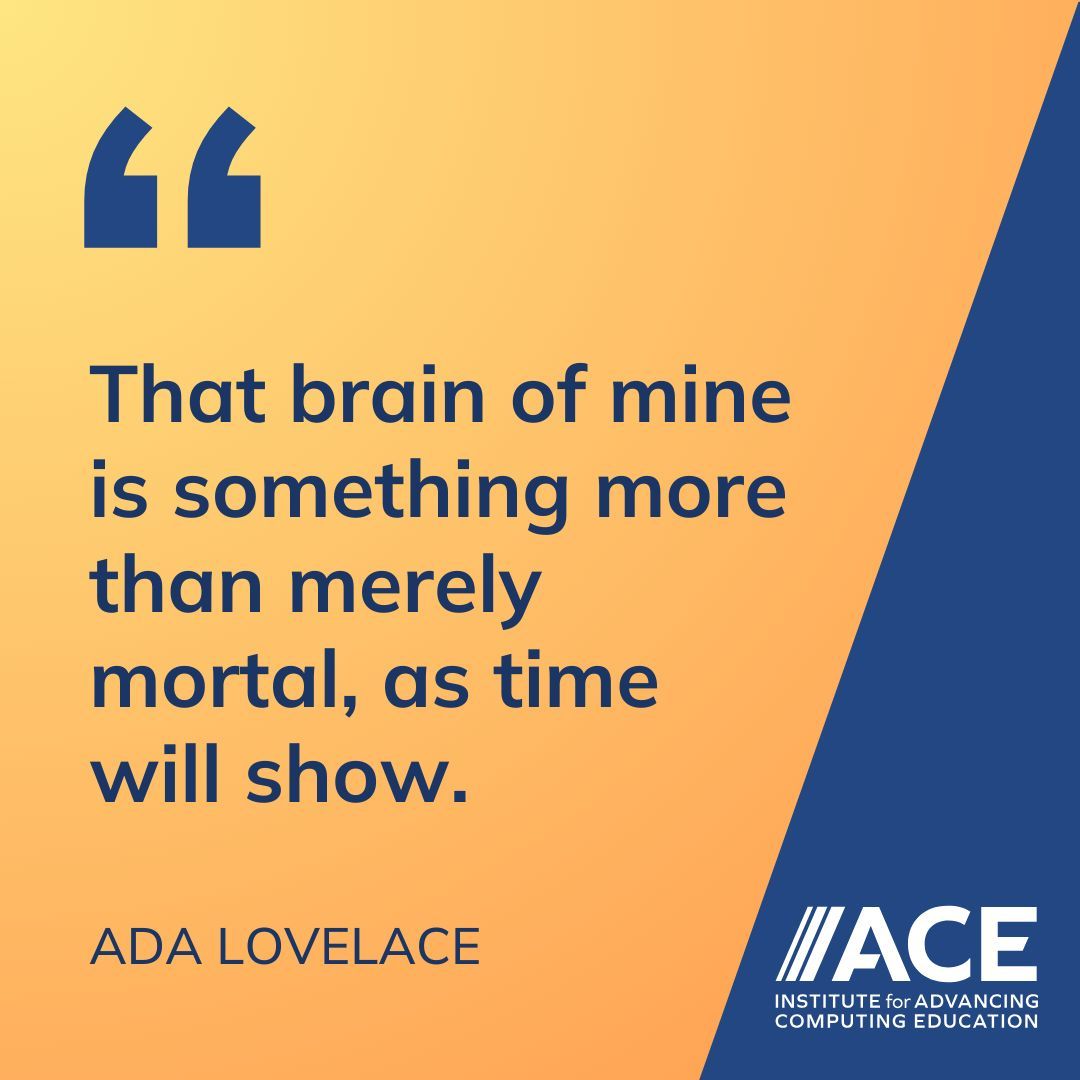 💡 Dream big, think boldly, and let time reveal your genius! 🚀✨ 

#AdaLovelace #FutureThinker #LimitlessMind
