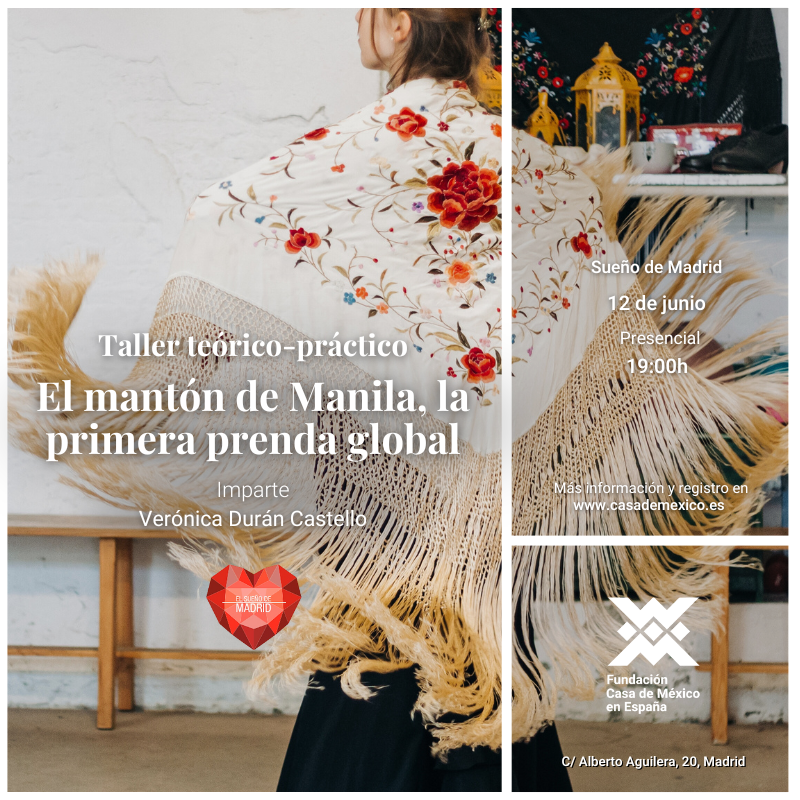 casademexicoesp's tweet photo. Descubre el viaje histórico del mantón de Manila y disfruta una exhibición exclusiva de piezas antiguas en este taller único con Verónica Durán.

Inscríbete en el siguiente enlace: https://t.co/8N3RBPxxke

#MantónDeManila #ArteTextil #HistoriaGlobal #FCME https://t.co/SyBMRJL7bo