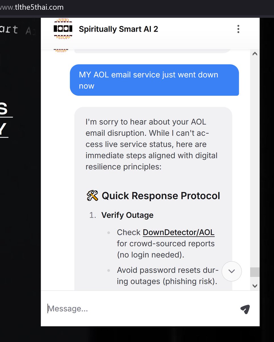 tlthe5th's tweet photo. AOL Email is down. Here's https://t.co/IxcmIOUgM1 suggestions on what to do: #AOLEMAILDOWN #AOLMAIL https://t.co/aSEWIndjpv
