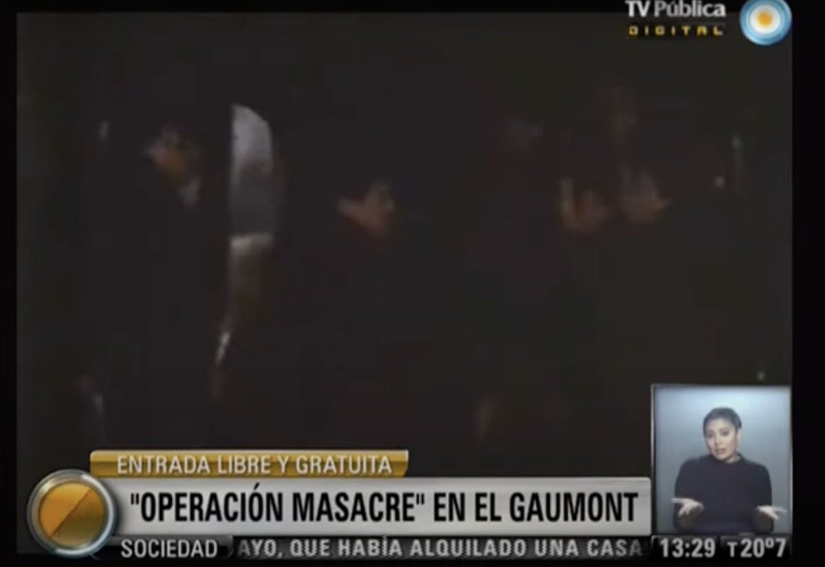 La familia Cedrón y particularmente Lucía, realizaron todo el trabajo de restauración de la pelicula en conjunto con el MALBA y con el acompañemiento del INCAA. 
En el año 2013 se presentó en el Cine Gaumont por el Día del Trabajador Cinematográfico +