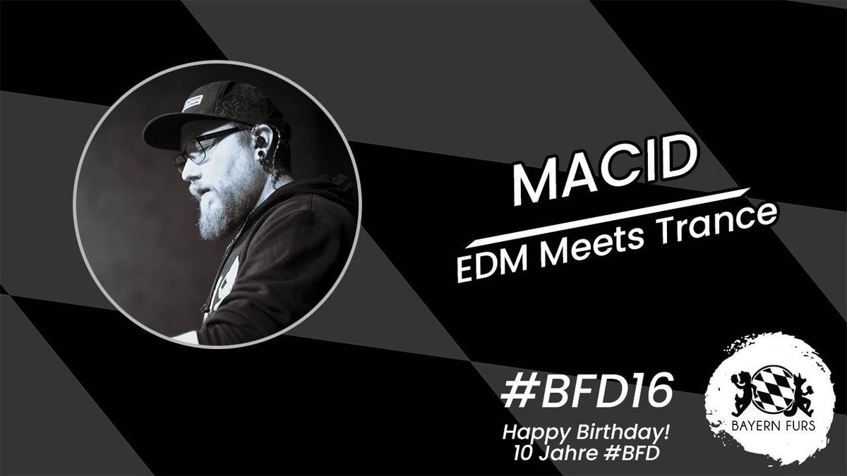 🌌 Macid bringt den Sound,
wenn EDM auf Trance trifft – energiegeladen, hypnotisch und voller Emotion!

Perfekt für Gänsehaut-Momente auf der Tanzfläche. 🥳✨ 

#BFD16