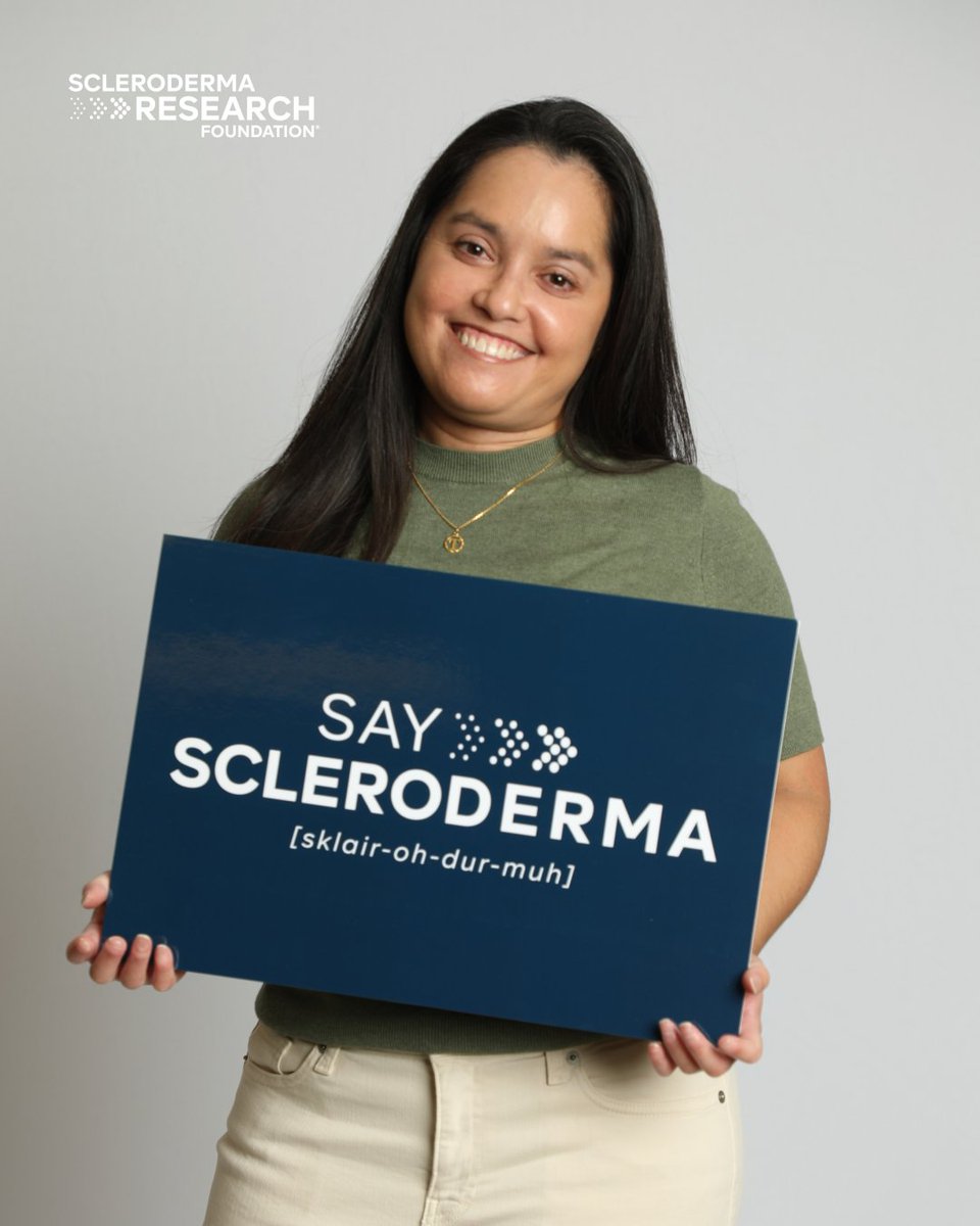 SRFCure (@srfcure) on Twitter photo As someone living with scleroderma, Tiffany P. believes in the power of research to drive change. This Scleroderma Awareness Month, she’s joining us to #SayScleroderma.
Join us: srfcure.org/sayscleroderma
<a href="/srfcure/">SRFCure</a> <a href="/scleroCA/">SclerodermaCa</a> <a href="/gcscleroderma/">Scleroderma Fndtn GC</a> As someone living with scleroderma, Tiffany P. believes in the power of research to drive change. This Scleroderma Awareness Month, she’s joining us to #SayScleroderma.
Join us: srfcure.org/sayscleroderma
<a href="/srfcure/">SRFCure</a> <a href="/scleroCA/">SclerodermaCa</a> <a href="/gcscleroderma/">Scleroderma Fndtn GC</a>