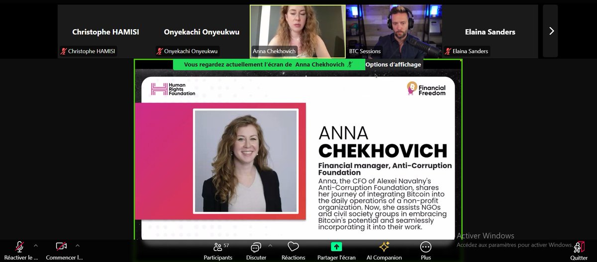 hamisichris02's tweet image. What a pleasure to attend @HRF's Bitcoin for Activists & NGOs webinar!
From Iran to Russia, powerful case studies showed how #Bitcoin resists censorship and empowers activists worldwide.
Sessions run until Wednesday — can't wait to join tomorrow again! 🧠🟠