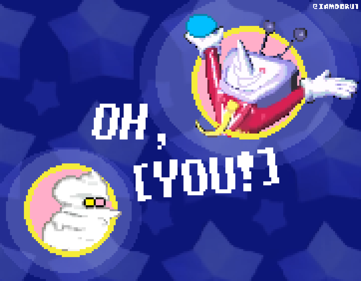 IamDoru1's tweet photo. [Deltarune Chapter 3 Spoilers]  
.
.
.
that spamton and tenna secret cutscene reminded me of this image
#deltarune #deltarunespoilers #DeltaruneChapter3 #DeltaruneTenna #deltarunetwt #shitpostsundaydr https://t.co/l1eLfENWzA