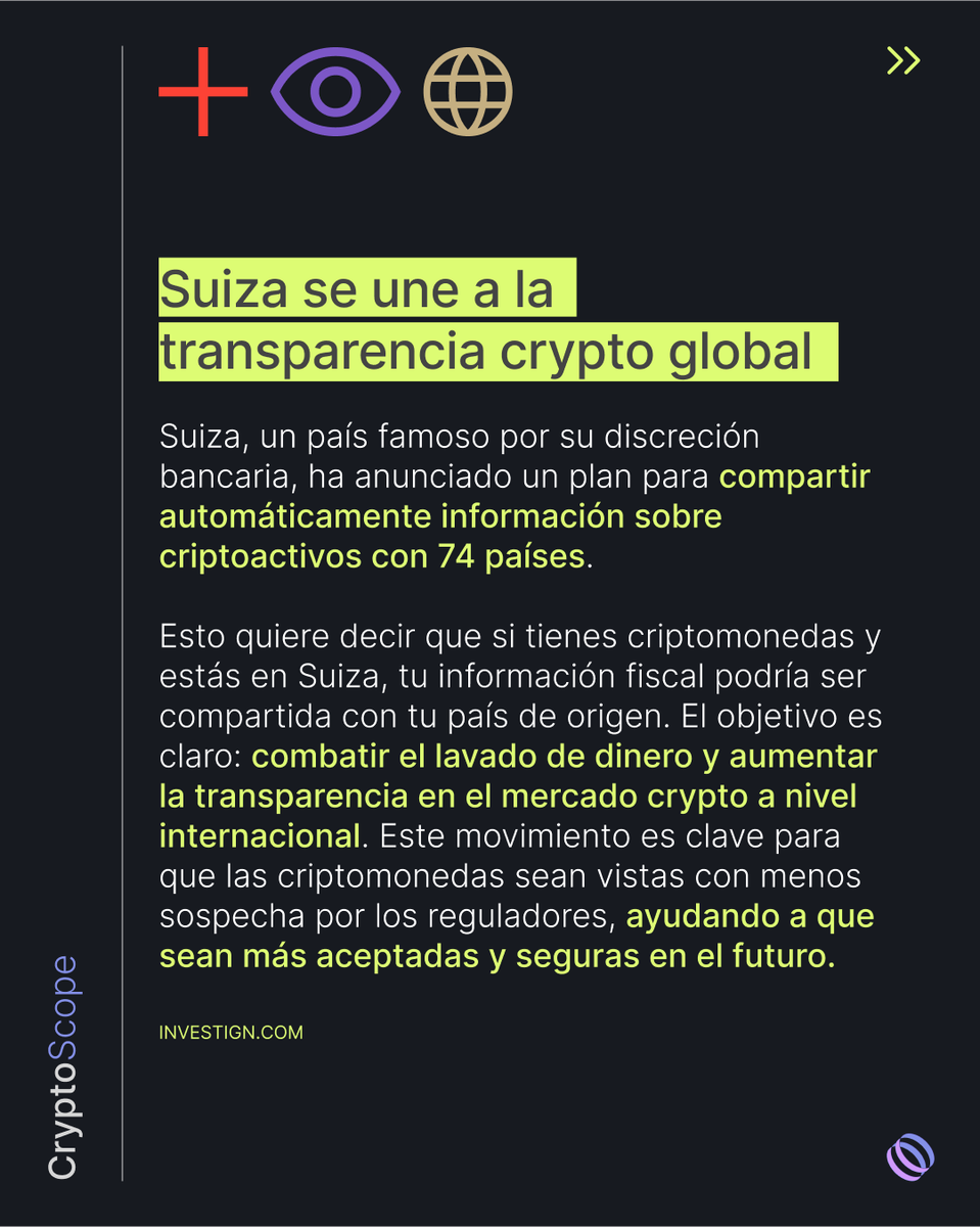 orbi_finance's tweet photo. 🚀 Crypto Scope Weekly 🌍

🇬🇧 El Reino Unido abre sus puertas a los ETFs de criptomonedas, impulsando la adopción institucional.

🏦 JPMorgan integrará activos vinculados a criptomonedas, dando un paso firme hacia el ecosistema digital.

🇨🇭 Suiza se suma a los esfuerzos globales de transparencia cripto, reforzando la confianza del mercado.

#CryptoNews #ETFs #JPMorgan #Orbi