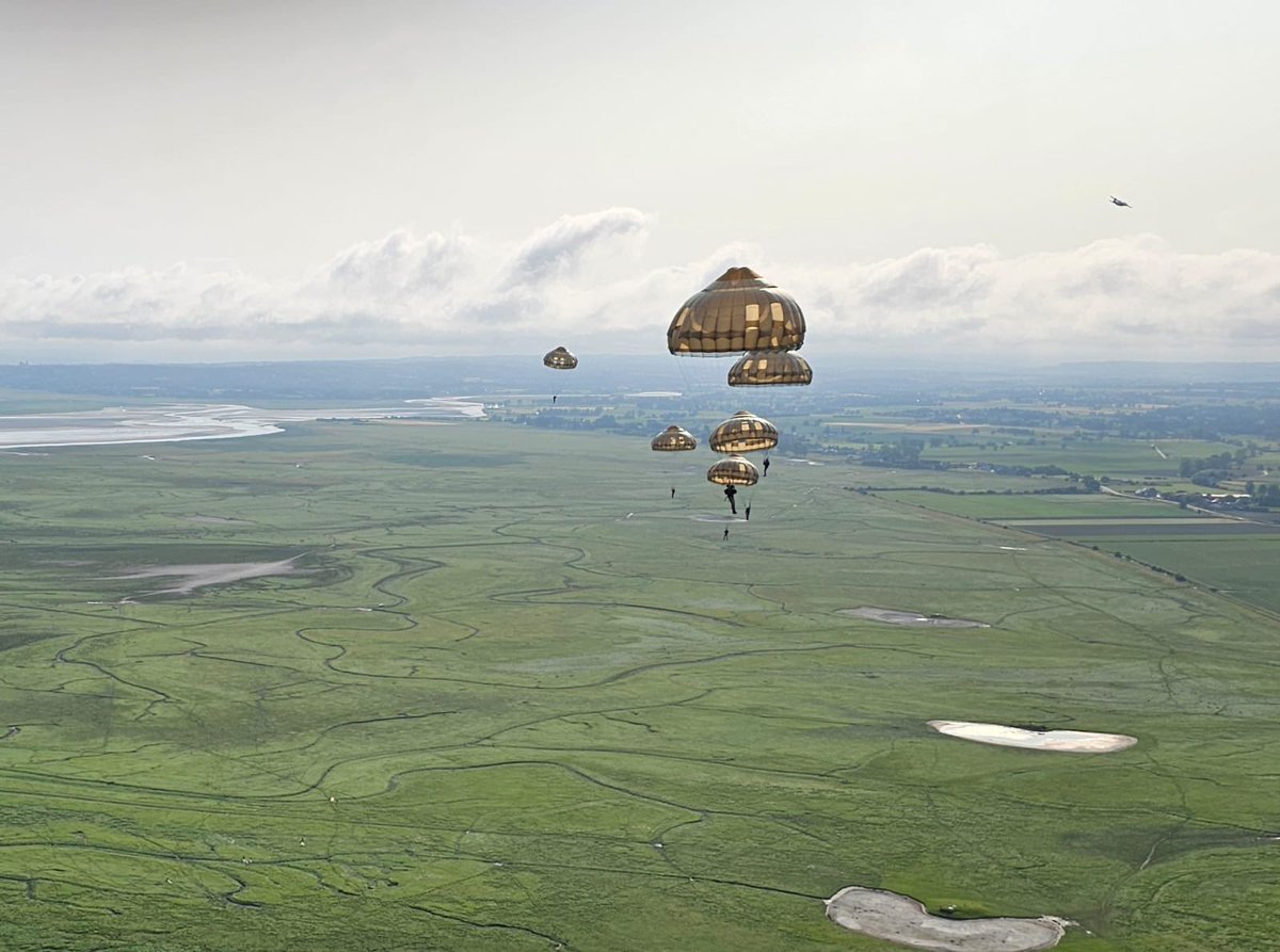 16 Air Assault Brigade Combat Team (@16airassltbct) on Twitter photo The paratroopersâ tribute.
Earning their <a href="/armeedeterre/">Armée de Terre</a> wings, troops from Bde HQ joined <a href="/11eBP/">11e brigade parachutiste</a> for a jump at Mont St Michel to mark the 81st anniversary of D-Day and honour the contribution of #airborne forces.
#DDay81 The paratroopersâ tribute.
Earning their <a href="/armeedeterre/">Armée de Terre</a> wings, troops from Bde HQ joined <a href="/11eBP/">11e brigade parachutiste</a> for a jump at Mont St Michel to mark the 81st anniversary of D-Day and honour the contribution of #airborne forces.
#DDay81