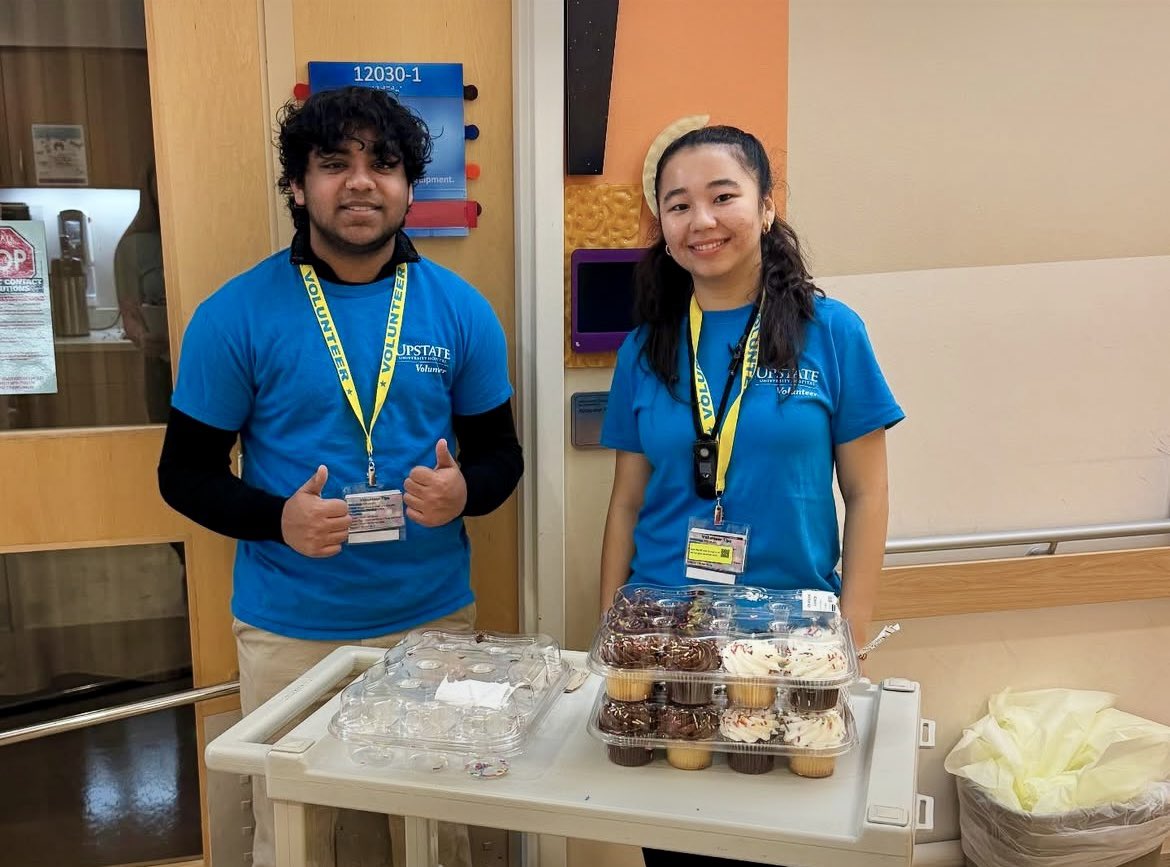 Happy (belated) Children’s Day! 🎉 Yesterday, we celebrated the amazing kids at Upstate Golisano Children’s Hospital with sweet treats and big smiles 🧁💙