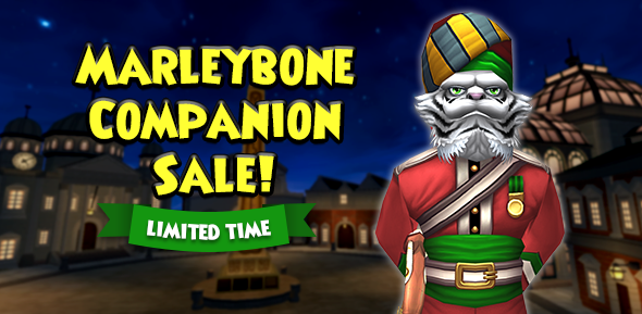 Bad to the bone! 🦴

Now through Sunday, June 15th, you can save 25% off on select Marleybone Companions in the Crown Shop. Don't wait, this sale will be over before you know it! pirate101.com/free_game/marl… #Pirate101