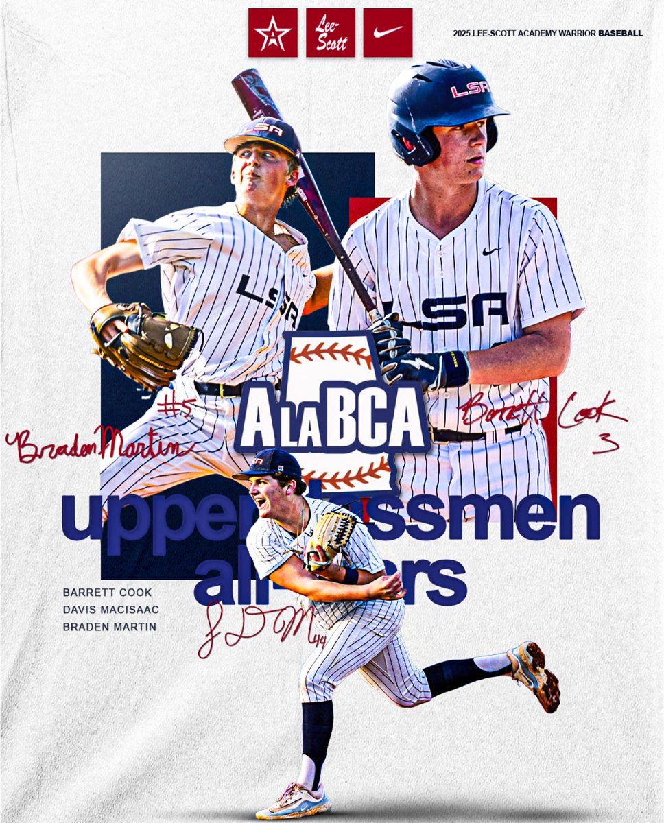 Davis MacIsaac (@davismacisaac) on Twitter photo Thankful to have been named to the <a href="/AlaBCAUpdates/">AlaBCA</a> All-Star team! Iโll be playing in Troy all week for the All-Star Event.
<a href="/JarrodCook11/">Jarrod Cook</a> <a href="/lsabaseball24/">Lee-Scott Baseball</a> <a href="/LSA_Warriors/">Lee-Scott Academy Athletics</a> <a href="/PB_Uncommitted/">Prep Baseball Uncommitted</a> <a href="/PG_Uncommitted/">PG_Uncommitted</a> Thankful to have been named to the <a href="/AlaBCAUpdates/">AlaBCA</a> All-Star team! Iโll be playing in Troy all week for the All-Star Event.
<a href="/JarrodCook11/">Jarrod Cook</a> <a href="/lsabaseball24/">Lee-Scott Baseball</a> <a href="/LSA_Warriors/">Lee-Scott Academy Athletics</a> <a href="/PB_Uncommitted/">Prep Baseball Uncommitted</a> <a href="/PG_Uncommitted/">PG_Uncommitted</a>