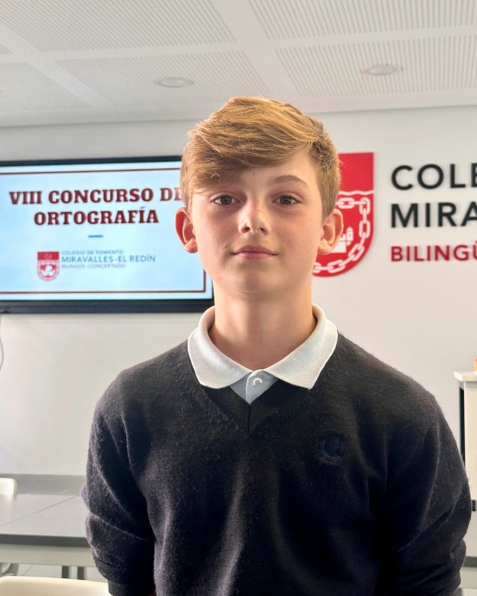 Hace unos días se celebró la gran final del VII Concurso de Ortografía Miravalles-El Redín, en la que los alumnos Daniel Astibia, de 5º Primaria, y David Berechet, de 6ºPrimaria, se alzaron con la victoria.