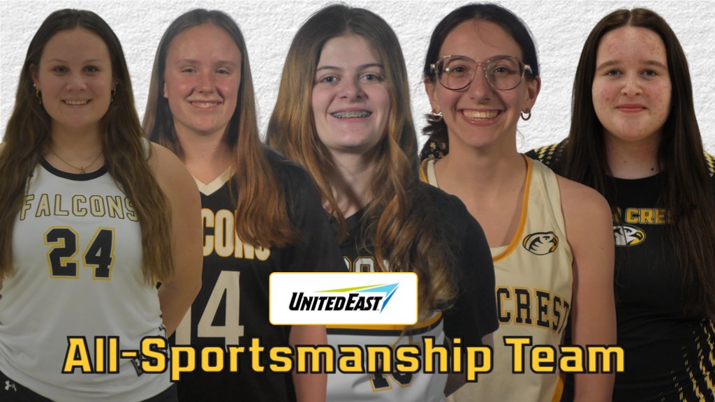 Cedar Crest College Falcons (@cccfalcons) on Twitter photo NEWS | Five Falcons Land on <a href="/GoUnitedEast/">United East Conference</a> Winter/Spring All-Sportsmanship Teams
STORY➡️cedarcrestathletics.com/news/2025/6/9/…
#GoFalcons #SoarHigher #FalconFamily NEWS | Five Falcons Land on <a href="/GoUnitedEast/">United East Conference</a> Winter/Spring All-Sportsmanship Teams
STORY➡️cedarcrestathletics.com/news/2025/6/9/…
#GoFalcons #SoarHigher #FalconFamily