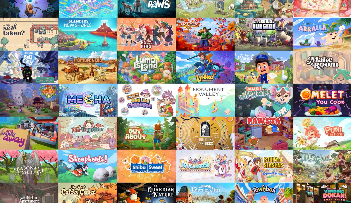 McFunkypants's tweet image. #WholesomeDirect 2025 happened this weekend.  

Here are the games: some extremely good ones this year imo wholesomegames.com
