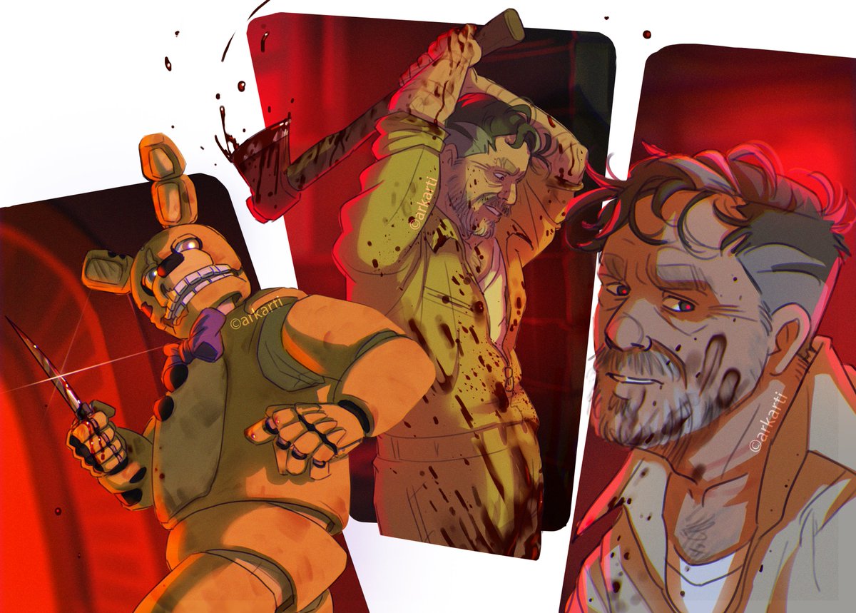 Fun nights with Willy 😊💖
#FNAF  #williamafton