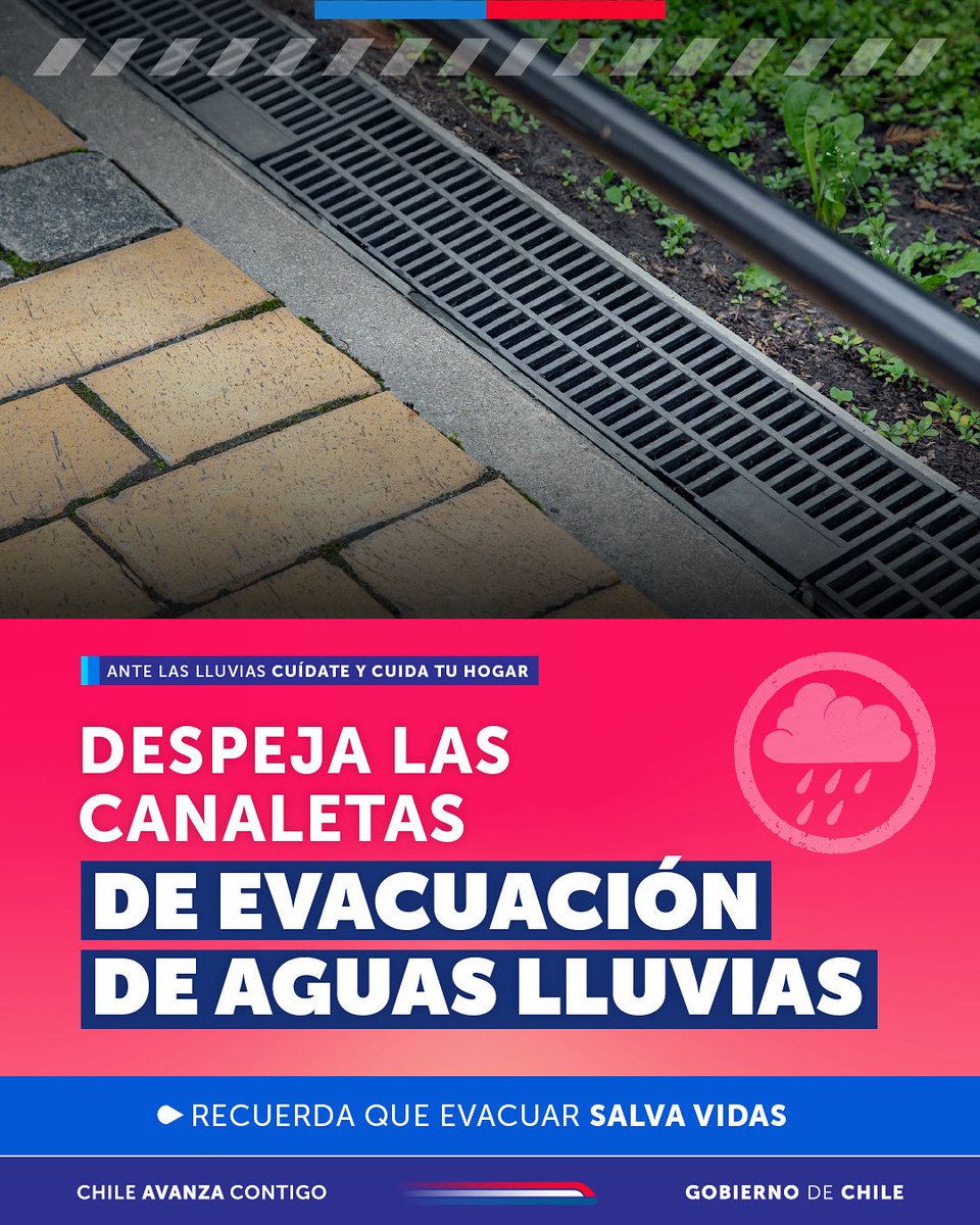 Ante el mal tiempo, cuidarte a ti y a tu hogar es clave. Un simple gesto puede hacer la diferencia: despeja las canaletas de evacuación de aguas lluvias 🙌
✅ Evita anegamientos
✅ Protege tu vivienda
✅ Ayuda a que el agua fluya correctamente