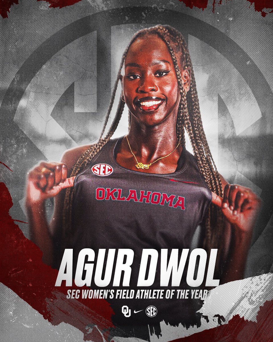 Agur Dwol named SEC Outdoor Women’s Field Athlete of the Year ⭐️

» ouath.at/3FtEDFi