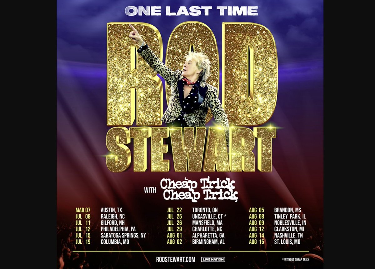 Rod Stewart Cancels 4 U.S. Tour Dates, Reschedules Others Due to the Flu: “So Sorry My Friends” rockcellarmagazine.com/rod-stewart-ju…