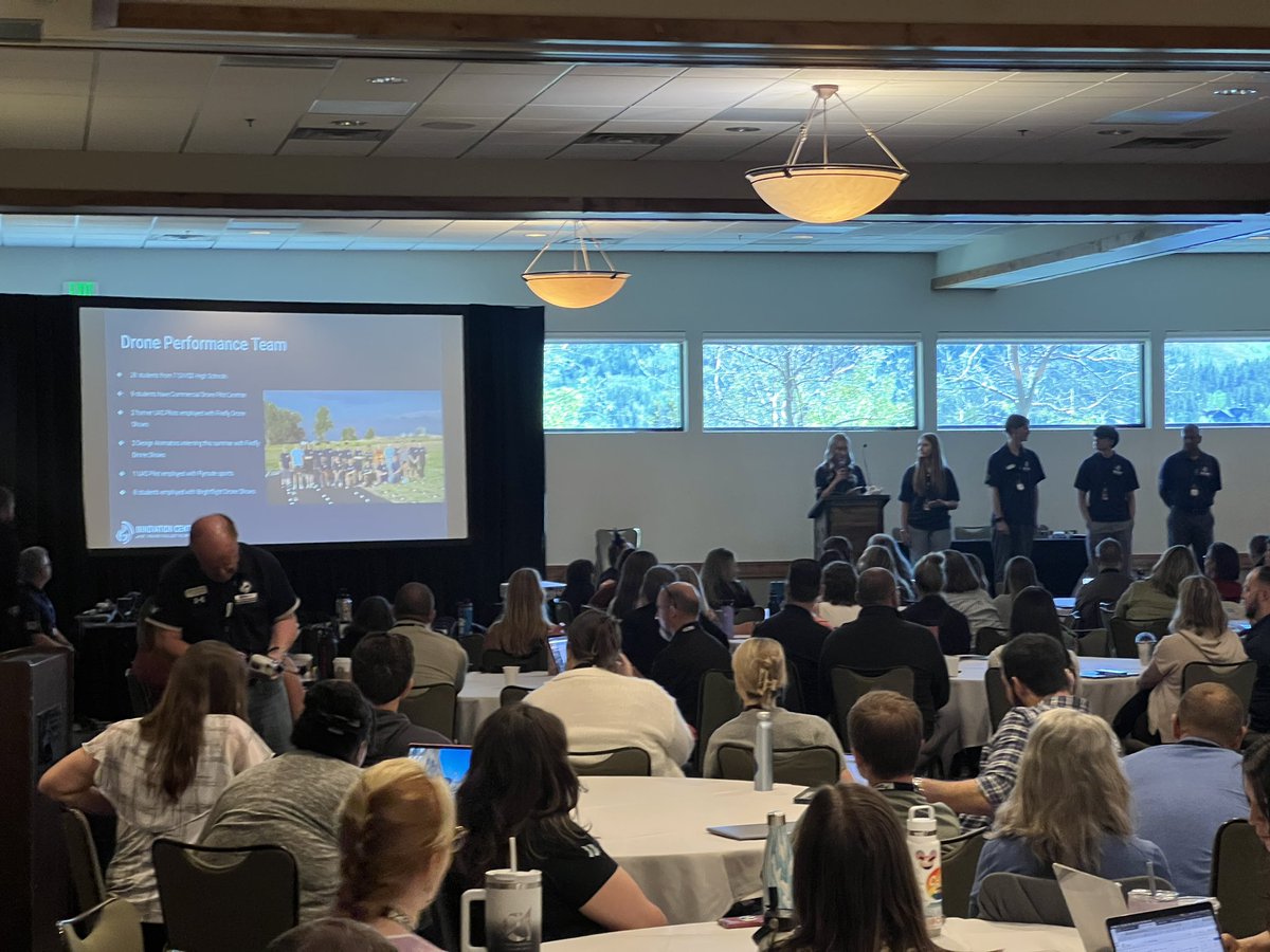 Go <a href="/ICSVVSD/">Innovation Center</a> Drone Performance Team- presenting to the wonderful annual <a href="/InnEdCO/">InnEdCO</a> audience!