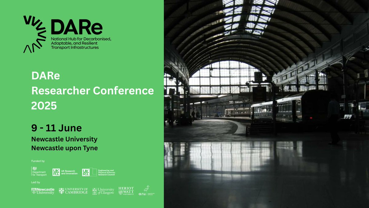 Our Head of #ZeroEmission Mobility, Callum White, is presenting tomorrow at the DARe Researcher Conference!

📅 Tues 10 June | 🕙 10:00 AM
🎤 Driving Zero Emissions: The Journey of EV Infrastructure in NE England
Looking forward to connecting!

#EVInfrastructure #NetZeroTransport