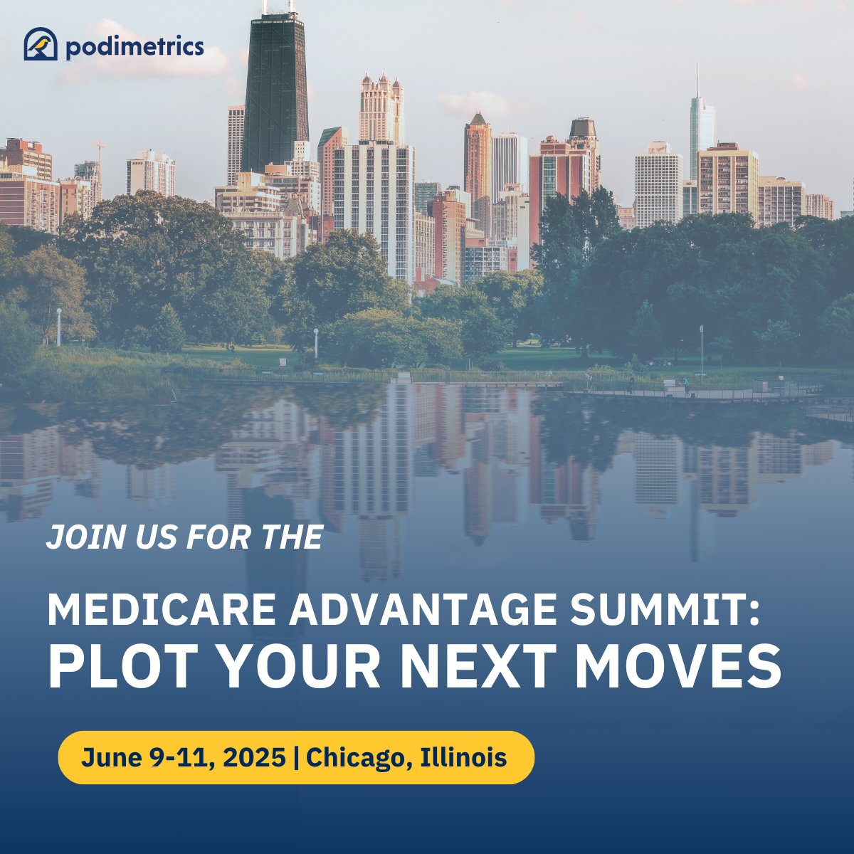 We’re here in Chicago for Medicare Advantage Summit: Plot Your Next Moves, hosted by the Health Plan Alliance Alliance of Community Health Plans!

 Learn more about the event: podimetrics.com/event/medicare…

#MedicareAdvantage