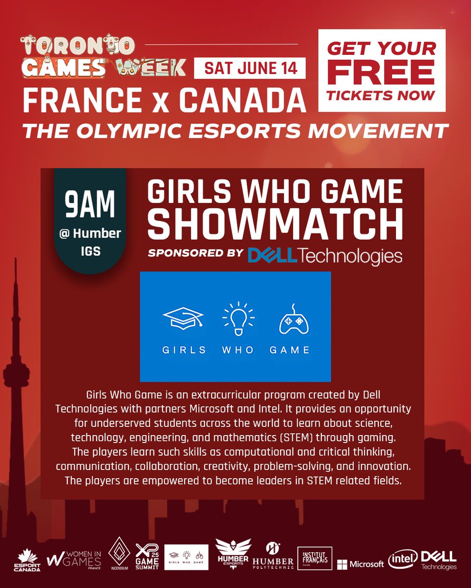 Esport_Canada's tweet image. Start your Saturday by supporting students from #GirlsWhoGame show off their Minecraft skills in this special build challenge, all while enjoying French pastries! 🎮🥐
Gaming meets STEM to empower girls through creativity, collaboration, and leadership. #GWG #MinecraftEDU