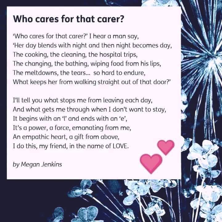 #UnpaidCarers do not have the option to strike.
#UnpaidCarers are not legally safeguarded.
#UnpaidCarers are some people's everything and everyone.
#UnpaidCarers are exactly that, unpaid! Some 'fit' criteria for Carers Allowance, some don't.
#WhoCaresForUs?
#NoStrikingForUs!