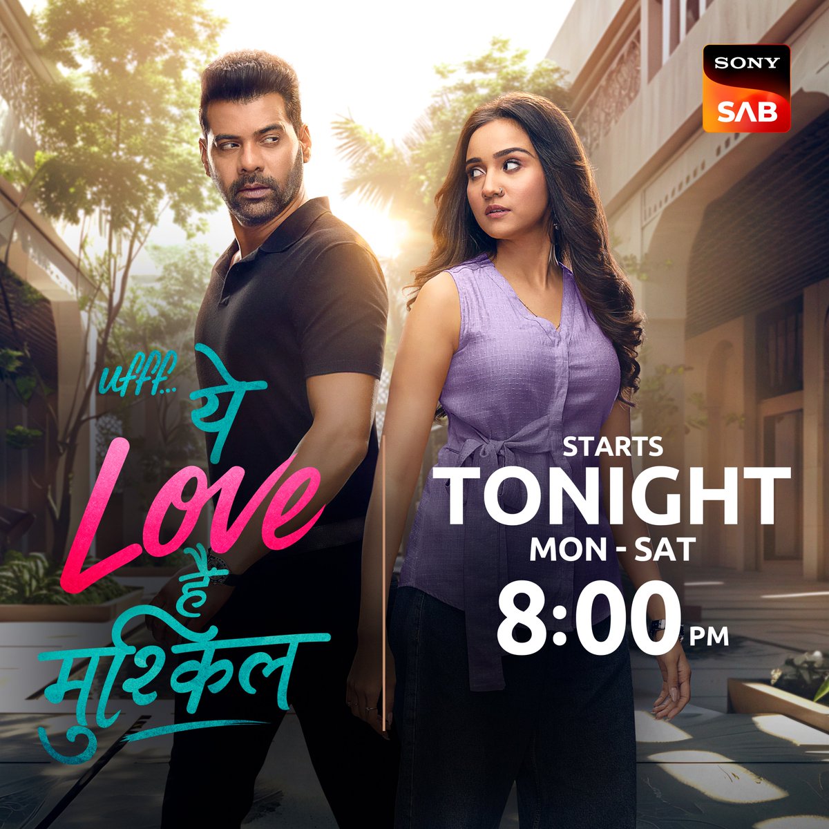 Taiyaar ho jao!
𝐀𝐚𝐣 𝐫𝐚𝐚𝐭 𝟖 𝐛𝐚𝐣𝐞, dekhiye Ufff...Yeh Love Hai Mushkil, sirf Sony SAB par. 

#SonySAB #UfffYehLoveHaiMushkil #UYLHM #StayTuned #ComingSoon #NewShow #Drama #Entertainment #Love #Romance #Banter #Couples #LoveStory #KaYu