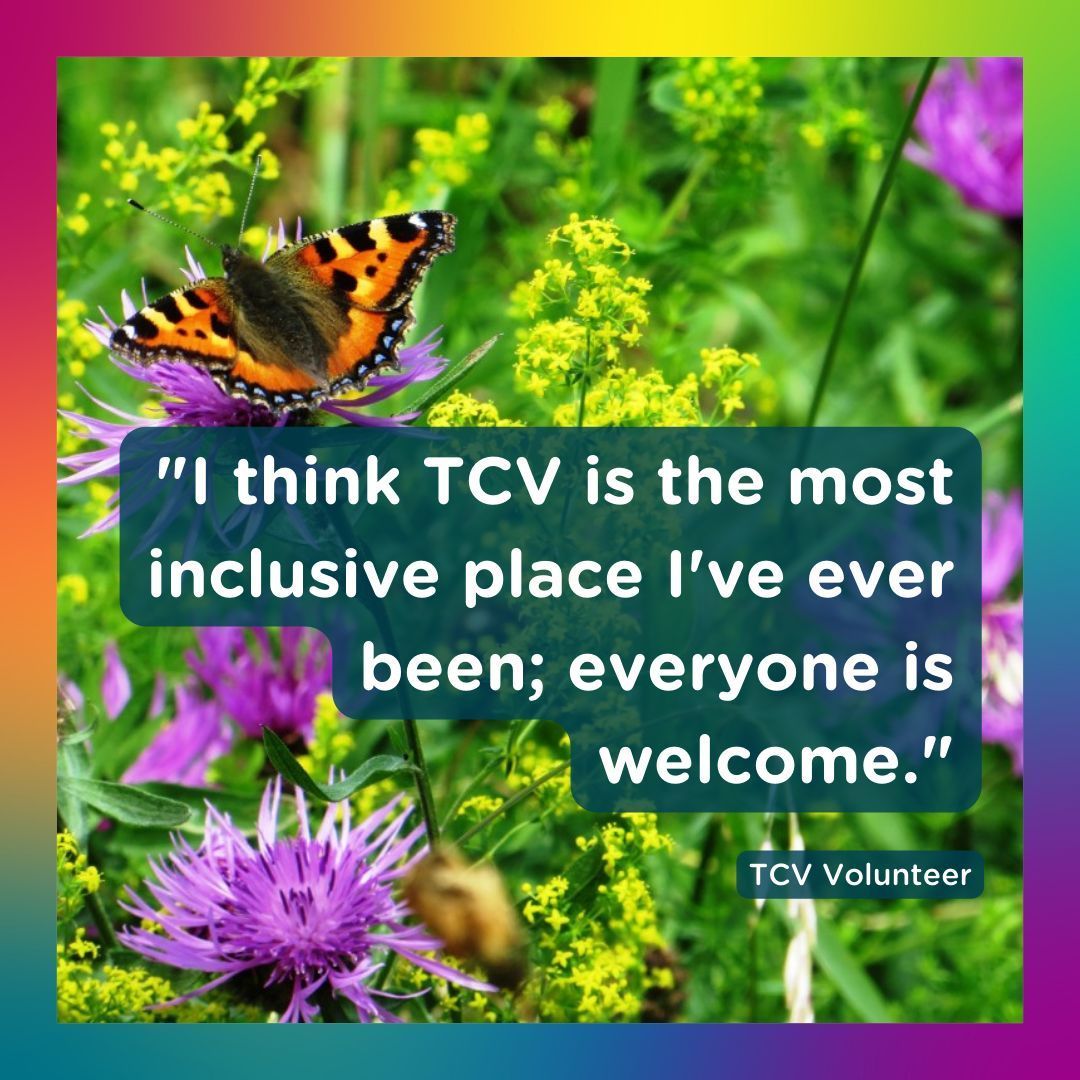 The incredible #Pride month is underway!

TCV believes in better nature for all. Throughout this month, we will share volunteer stories to showcase our safe and welcoming volunteering. 

A fab example is the @TCVHollybush team who are diversity champions buff.ly/P0OJOxl