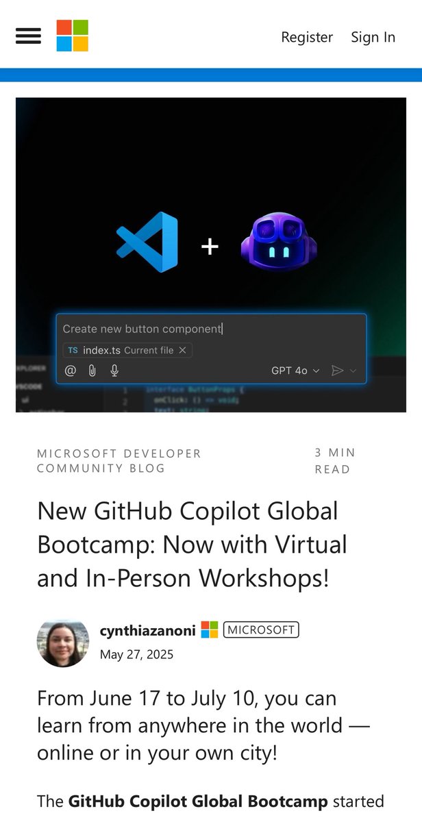RoxsRoss's tweet image. GitHub anuncia un bootcamp para dominar Copilot.
En Español, 2 días de talleres y gratis:
→ lnkd.in/d7JsvfCM