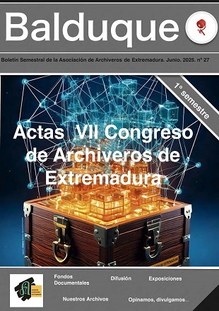 Con motivo de la celebración de la semana internacional de los archivos 2025, desde la Asociación de Archiveros de Extremadura presentamos un nuevo número de nuestro Boletín «Balduque «. acortar.link/b89UmI