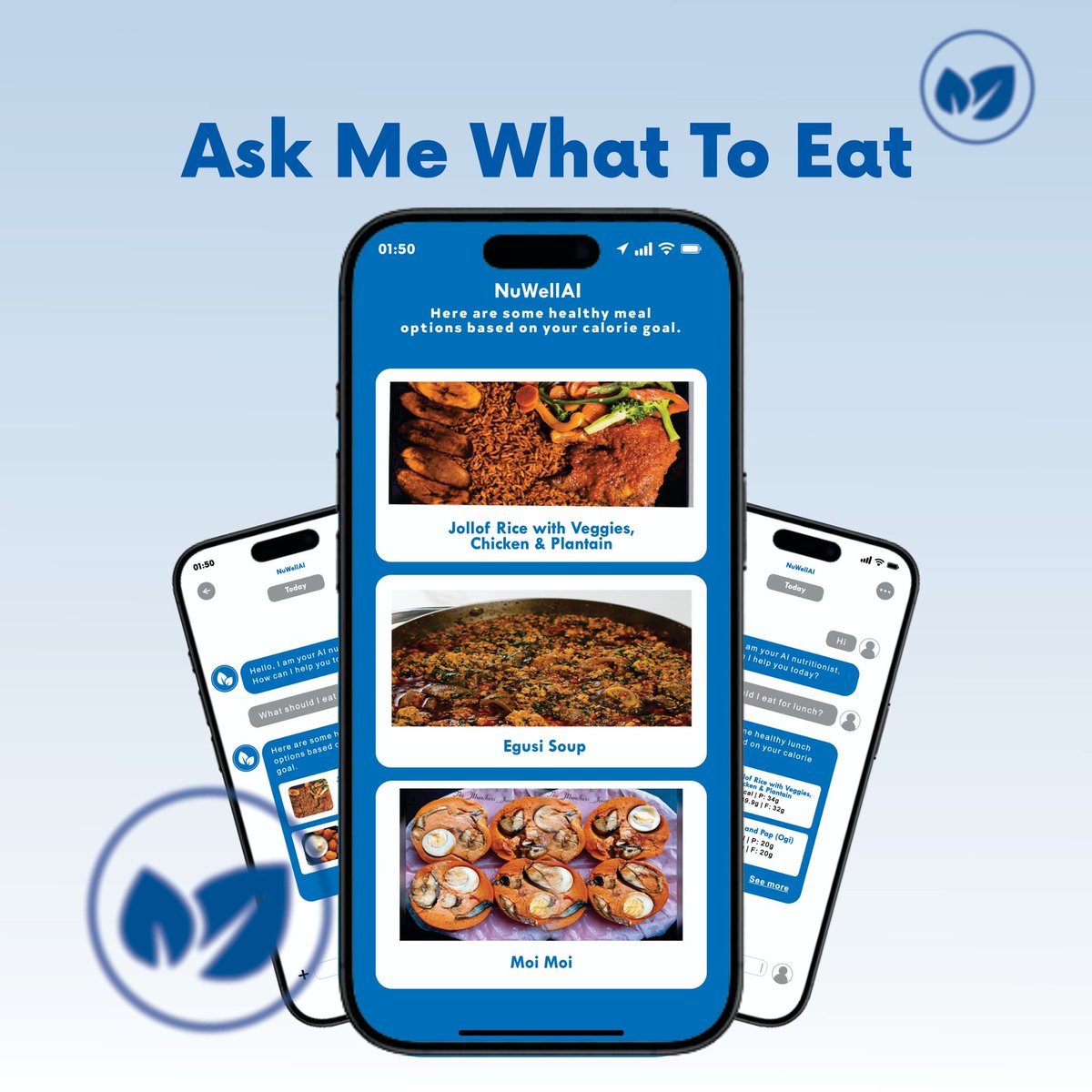 nuwell_'s tweet image. Monday food mood: “What should I eat?”
Nuwell AI has answers... real food, real goals.💯👌

💙 Try it: nuwellai.com/studio

Happy New Week!🎉✨️💙

#MotivationMonday #NaijaFood #foodtracker #calorietracker Ronaldo #MondayMotivation #LosAngeles