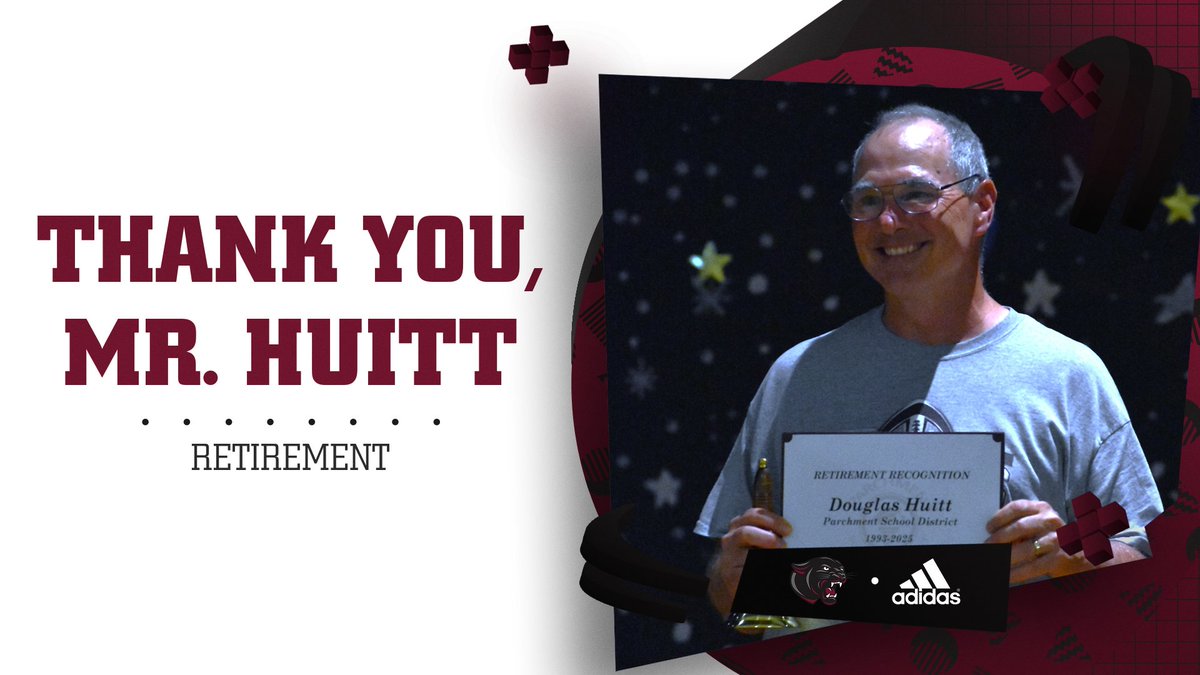 Congratulations to Mr. Huitt on retirement after over thirty years of service in education.