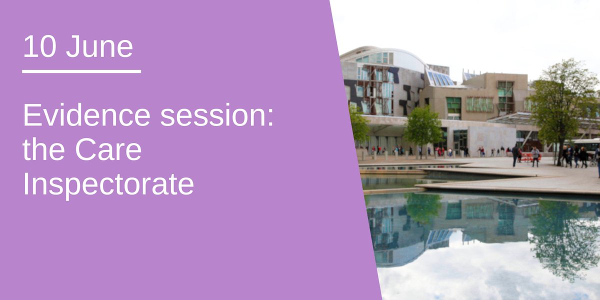 Health, Social Care and Sport Committee (@sp_hscs) on Twitter photo On Tuesday we'll scrutinise the performance of the Care Inspectorate <a href="/CareInspect/">Care Inspectorate</a>.
Followed by an evidence session with Food Standards Scotland <a href="/FSScot/">Food Standards Scotland</a>.
More info online: ow.ly/b8qb50W5sbT
Watch live from 9.15am: ow.ly/yTgx50W5sbS On Tuesday we'll scrutinise the performance of the Care Inspectorate <a href="/CareInspect/">Care Inspectorate</a>.
Followed by an evidence session with Food Standards Scotland <a href="/FSScot/">Food Standards Scotland</a>.
More info online: ow.ly/b8qb50W5sbT
Watch live from 9.15am: ow.ly/yTgx50W5sbS
