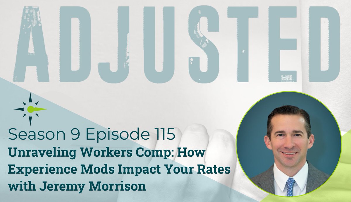 BerkIndComp's tweet photo. New Episode Alert: #Adjusted – Unraveling Workers Comp: How Experience Mods Impact Your Rates.

🎧 Tune in now and start thinking differently about work comp: 
Apple Podcast: https://t.co/DQ34qzHzln
Spotify: https://t.co/ZTHDeSdD9n
Buzzsprout: https://t.co/ZmFYWa3hSm https://t.co/LbVXUZ25u2