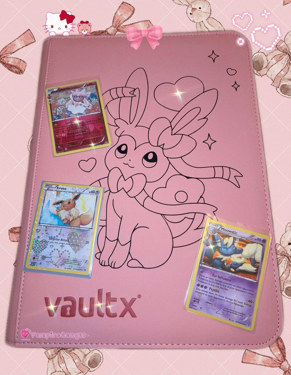 Was surprised with the cutest custom binder for my radiant collection and fairy Pokemon cards !! Was surprised with the cutest custom binder for my radiant collection and fairy Pokemon cards !!