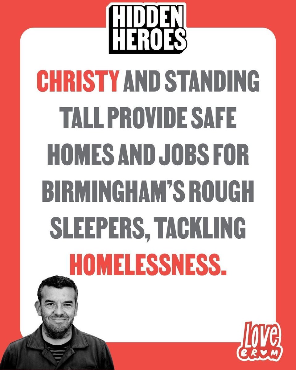 LoveBrumUK's tweet photo. Real change starts with real people like Christy.
Support more stories like his.
🔗 https://t.co/adP1dZKWBn 

#LoveBrum #HiddenHeroes #EndHomelessness #ChangeMakers https://t.co/rW6gx5EVLc