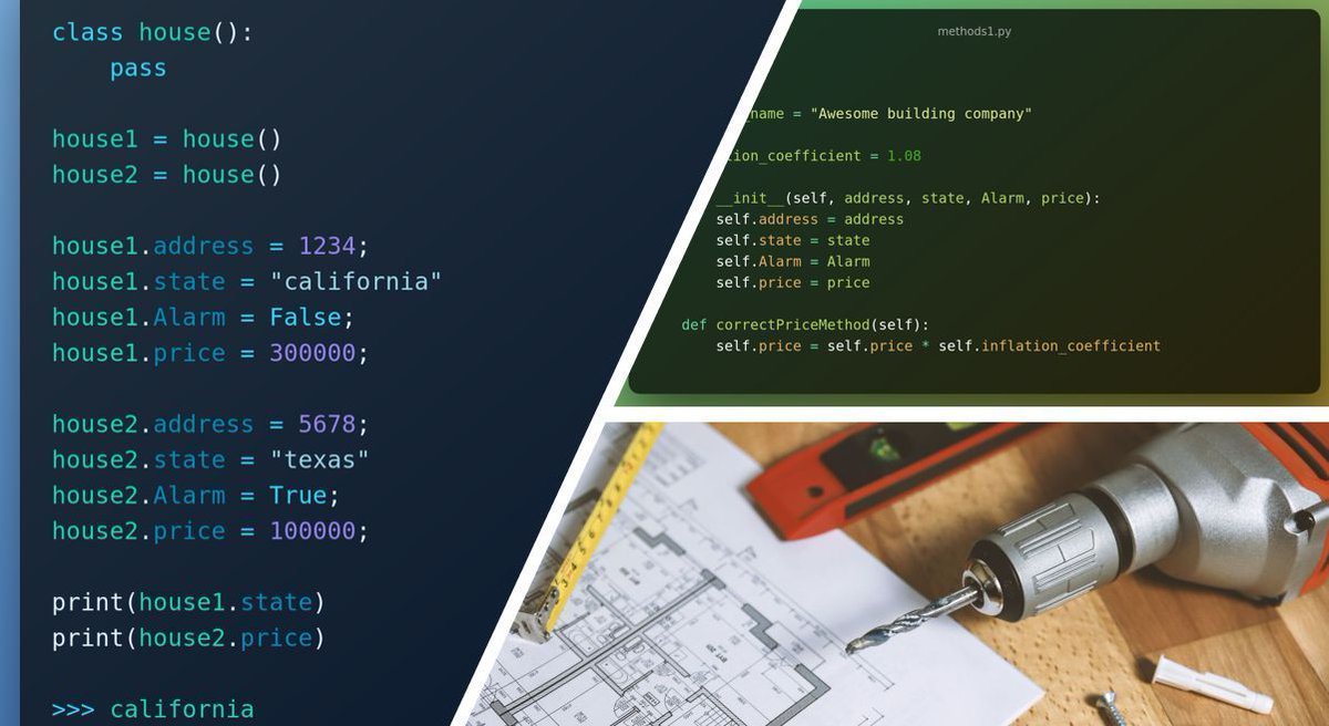 freeCodeCamp's tweet image. Object-oriented programming is a popular way to write code in Python.

And to help you learn the basics, @TiagoMo53450790 wrote this practical guide.

He explains OOP concepts like objects, classes, the self parameter, and __init__ with lots of code.

freecodecamp.org/news/object-or…