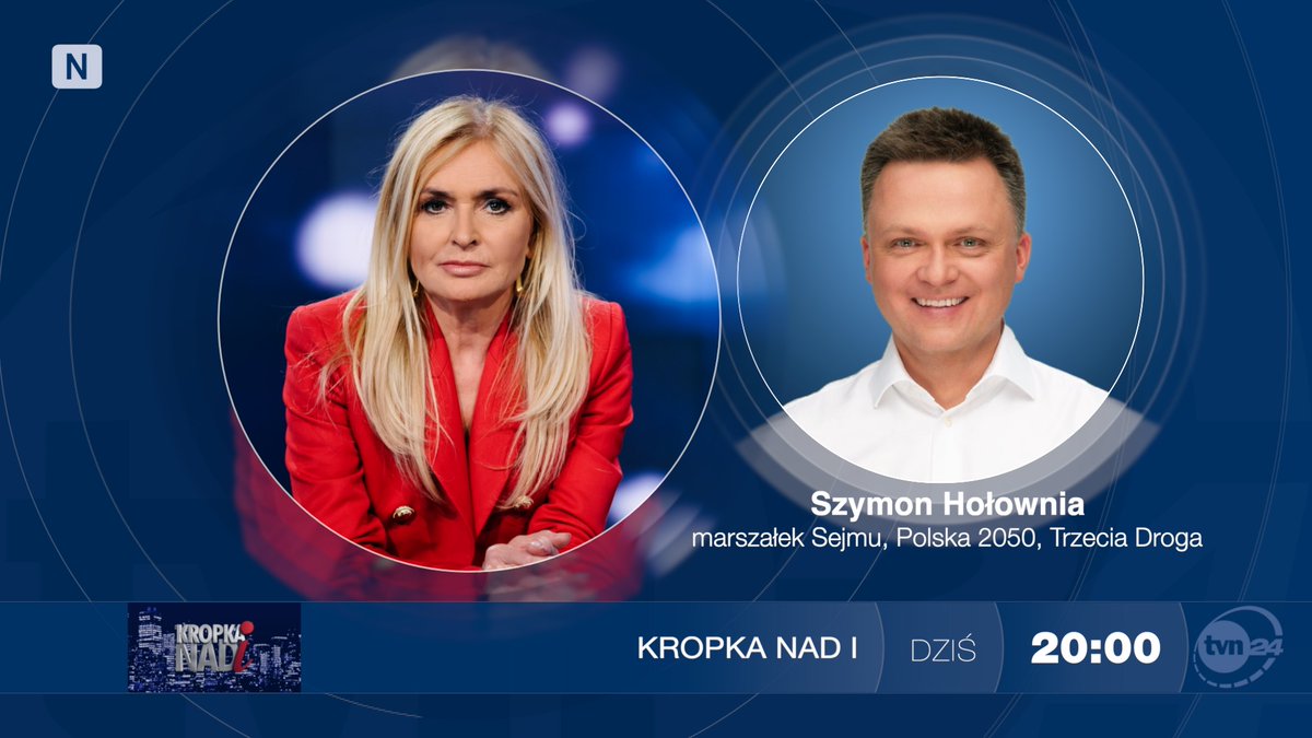 W poniedziałek gościem "Kropki nad i" będzie marszałek Sejmu <a href="/szymon_holownia/">Szymon Hołownia</a>. Zapraszamy o 20:00 do <a href="/tvn24/">tvn24</a>.