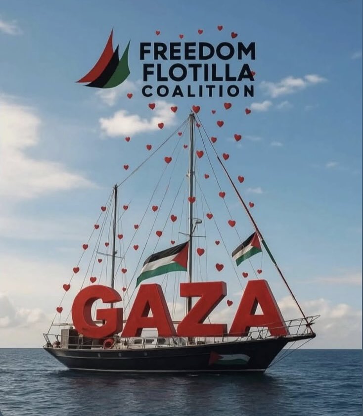 #FreedomFlottila #FreePalestine 🇵🇸 #WeAreMadleen