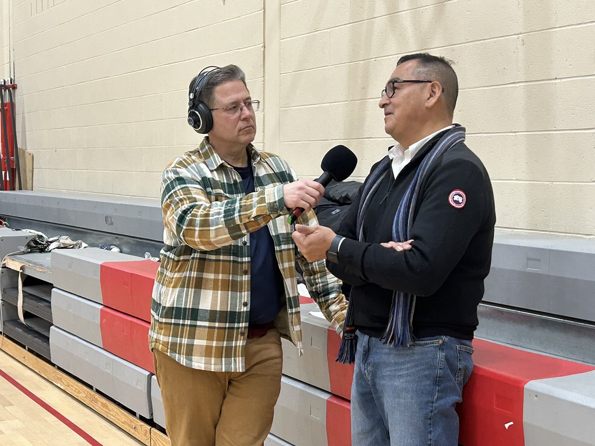 AnthonyGermain's tweet image. Thrilled to discover that our
On The Go LIVE show from Sheshatshui last year won 🥇 gold at the Atlantic Journalism Awards. Big thanks to everybody at the school there, Innu music phenom David Hart, @CBCFrancesca, Ken Cave, @HeidiAtter. Honoured to be recognized for this.
