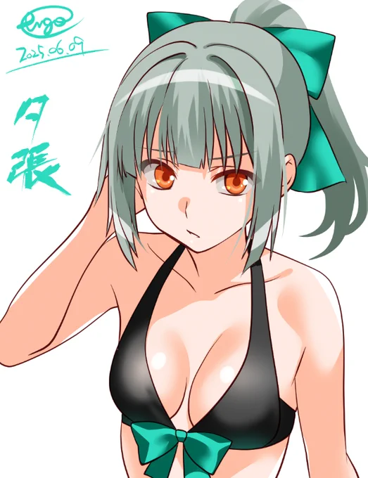 夕張ちゃんはメロン持ってきてないの? ジャキン #艦これ版深夜の真剣お絵描き60分一本勝負 #艦これ版真剣お絵描き60分一本勝負_20250609