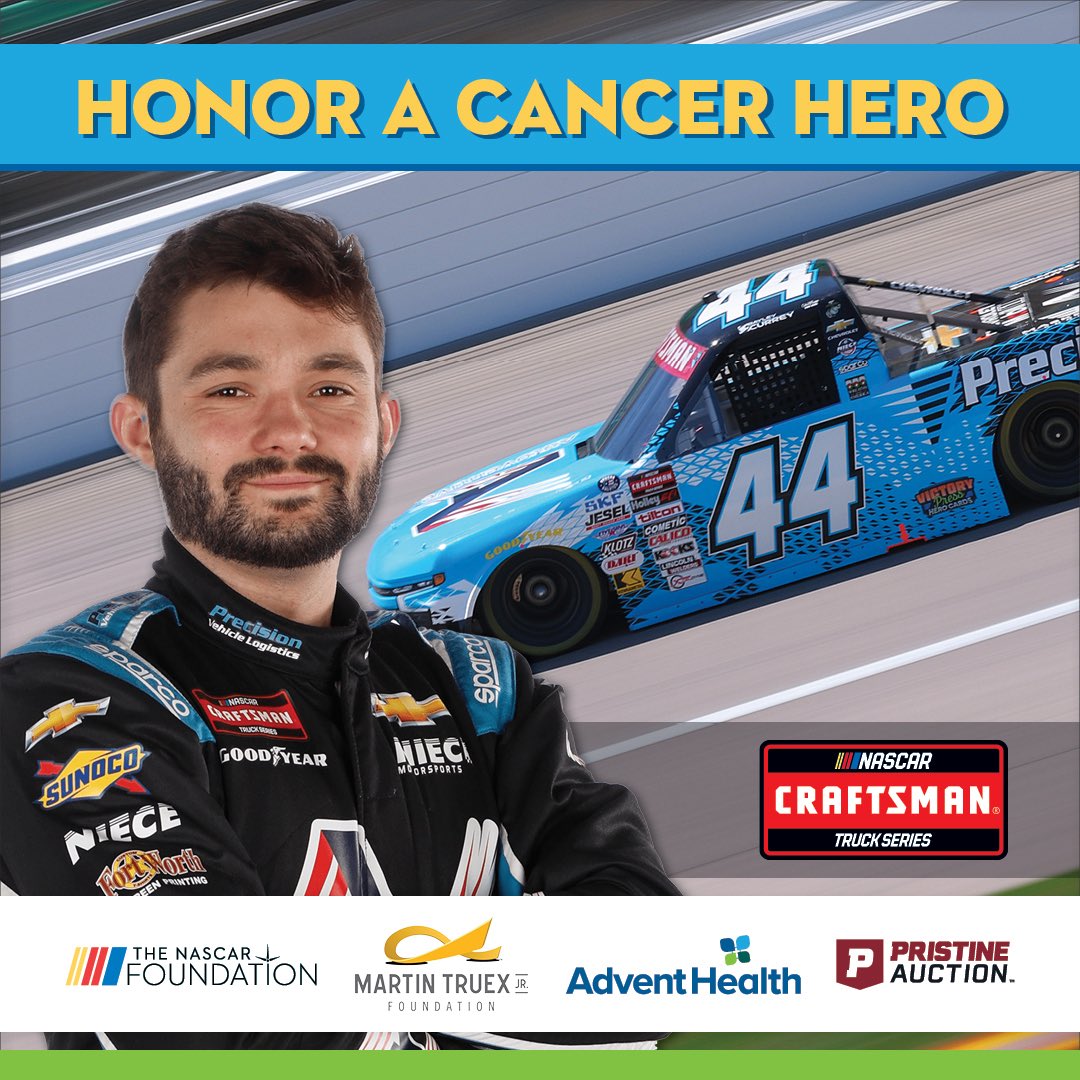 Bayley Currey 🇺🇸 (@bayleycurrey) on Twitter photo Thankful to be a part of this awesome program that the <a href="/NASCAR_FDN/">The NASCAR Foundation</a>, <a href="/AdventHealth/">AdventHealth</a>, and <a href="/MTJFoundation/">MTJFoundation</a> put on for us every year!
You can honor your Cancer Hero by bidding <a href="/PristineAuction/">Pristine Auction</a>:
pristineauction.com/a10672115-Hono… Thankful to be a part of this awesome program that the <a href="/NASCAR_FDN/">The NASCAR Foundation</a>, <a href="/AdventHealth/">AdventHealth</a>, and <a href="/MTJFoundation/">MTJFoundation</a> put on for us every year!
You can honor your Cancer Hero by bidding <a href="/PristineAuction/">Pristine Auction</a>:
pristineauction.com/a10672115-Hono…