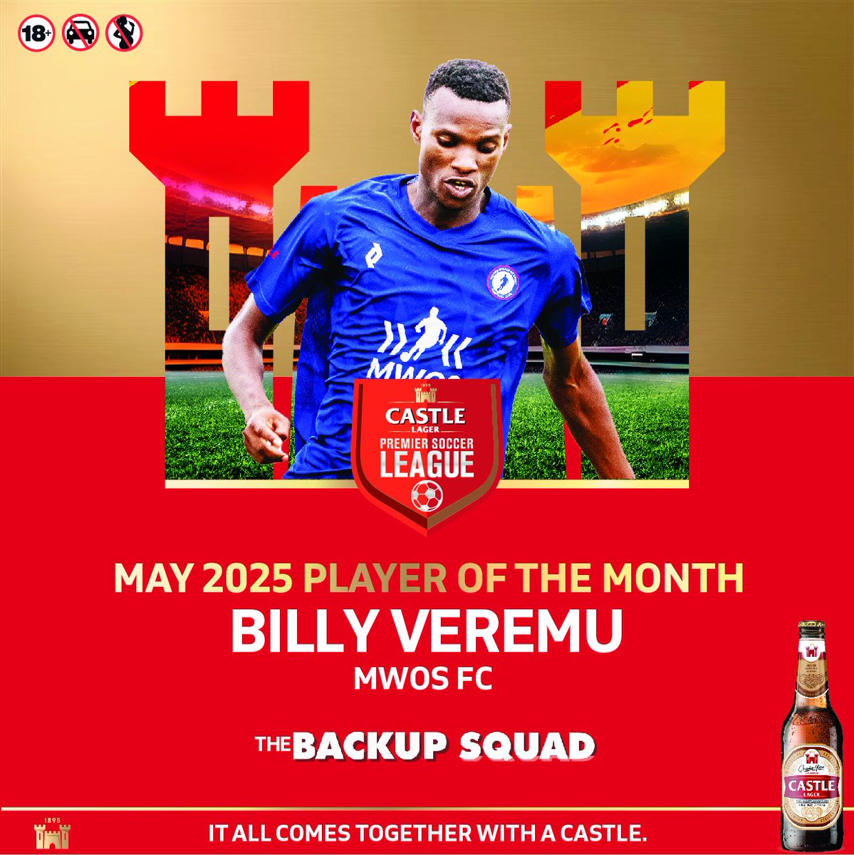 Castle Lager Zimbabwe (@castlelagerzw) on Twitter photo Congratulations to our May player of the month, Billy Veremu! Congratulations to our May player of the month, Billy Veremu!