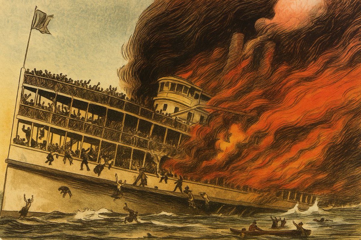bonewscom's tweet photo. Tragedy on the East River: The General Slocum Disaster and the Fall of "Little Germany" https://t.co/PpQiowS0BR https://t.co/HKsYrUFAOV